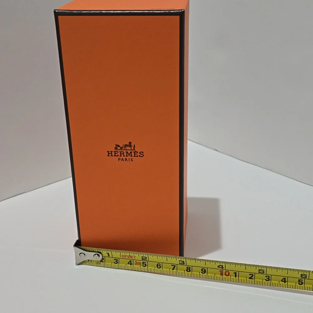 Hermès Orange Gift Paper Bag and 2 Piece Box Small